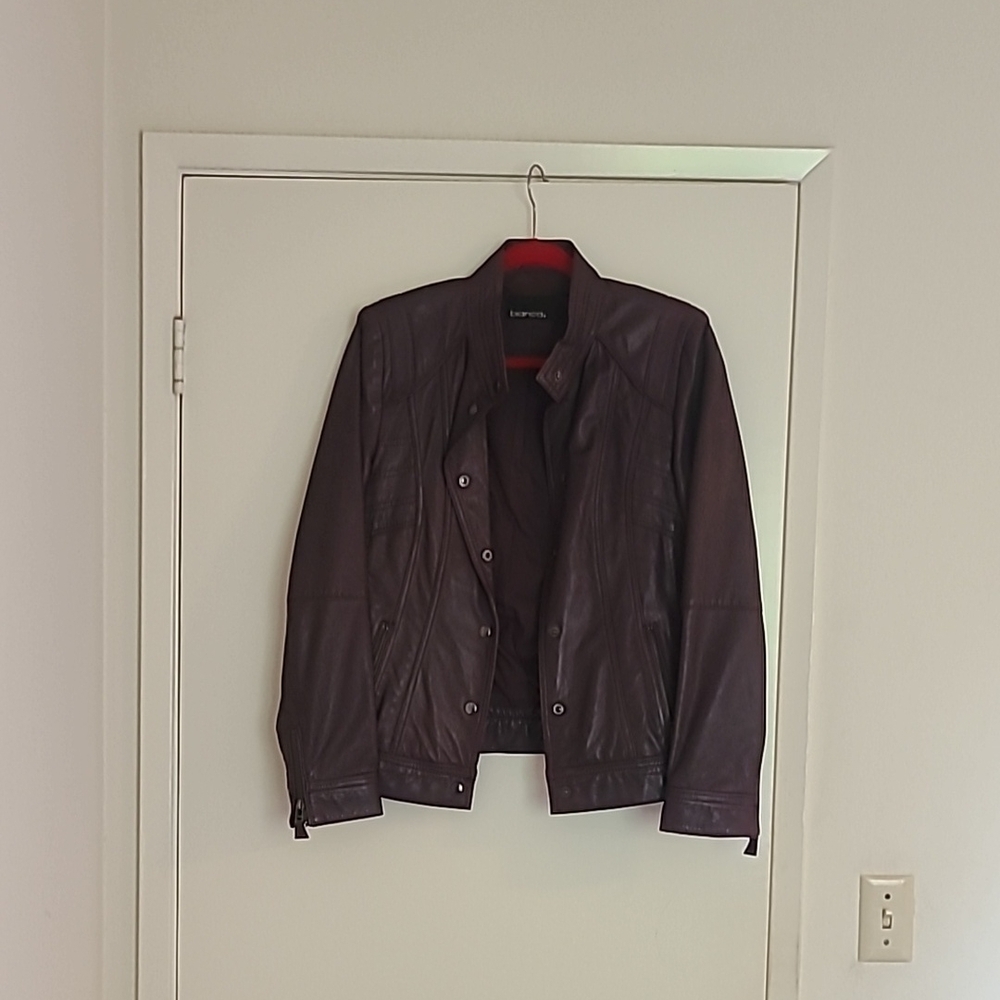 Women's Dark Brown Leather Jacket